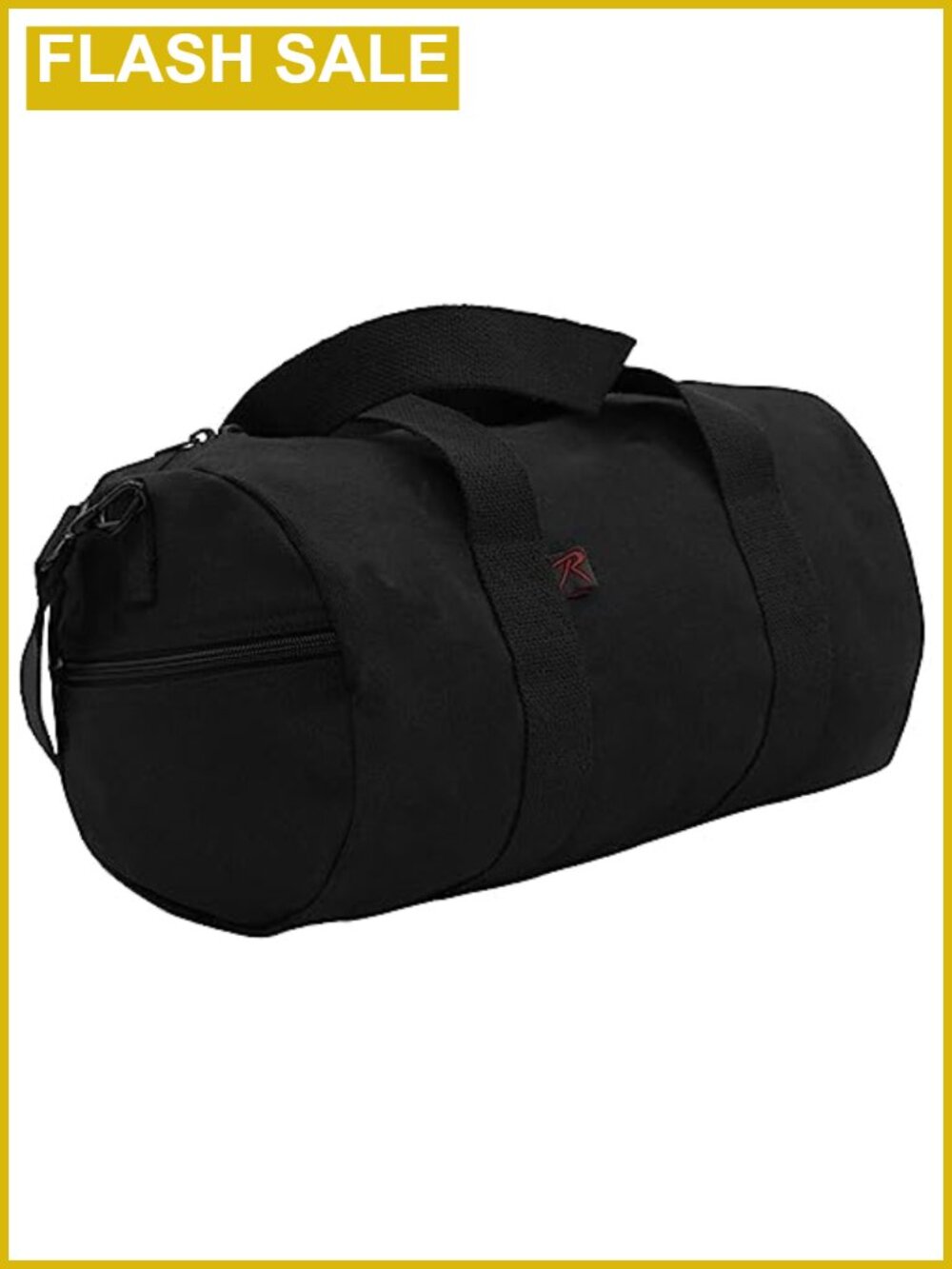 Heavyweight Canvas Travel Duffle Bag with Shoulder Strap, Gym & Camping Gear